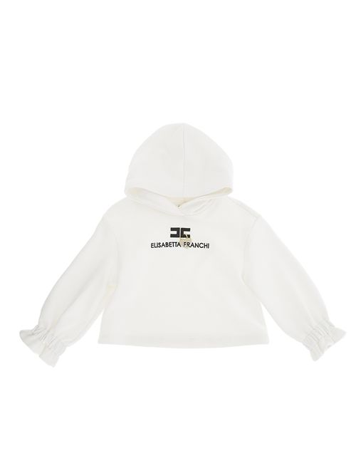 Felpa, bambina, logata. ELISABETTA FRANCHI | EGFE065 C FF0170126